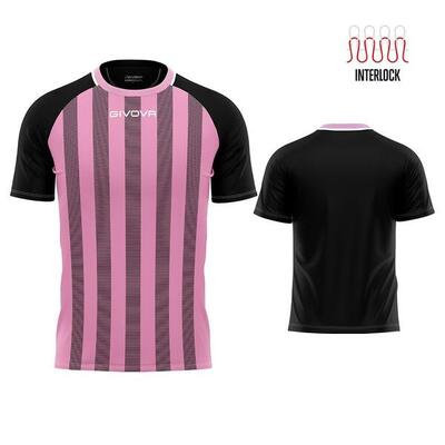 Givova rugby sportshirt rood-geel, m