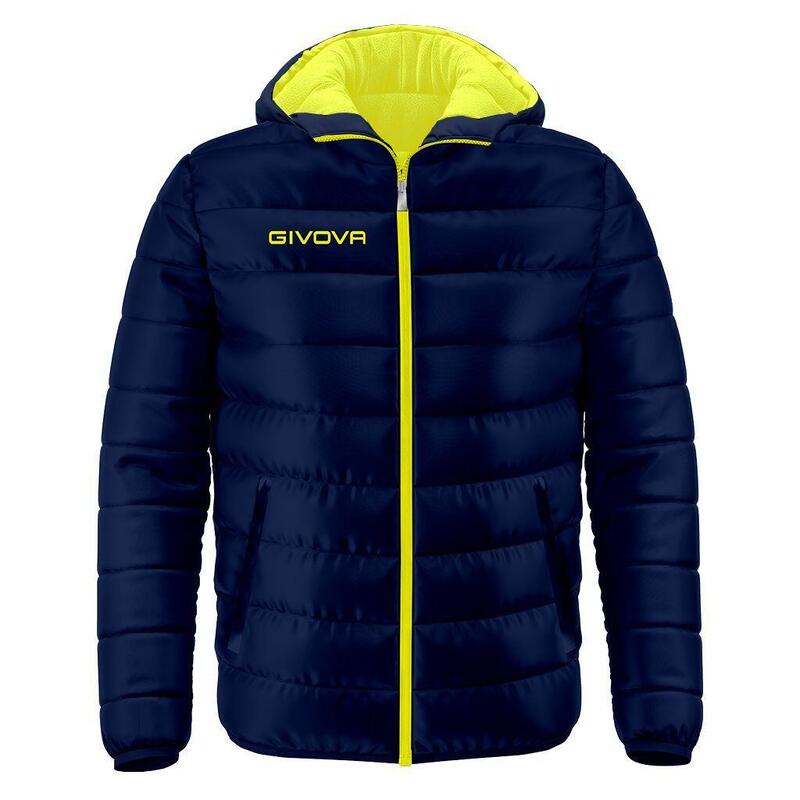 Geaca Givova Olanda, Bleumarin/Galben fluo, XS