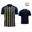 Tricou Givova Rugby, albastru-galben M-respirabil și durabil