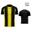 Tricou sport Givova Stripe Galben-negru