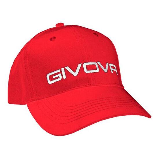 Rote Givova Unisex Kappe mit Visor - Stilvoll und Atmungsaktiv