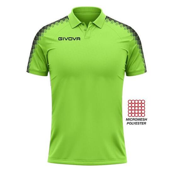 Sportpoloshirt Givova Apfelgrün