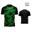 Tricou sport Givova Art Interlock Verde-negru Verde 2xl