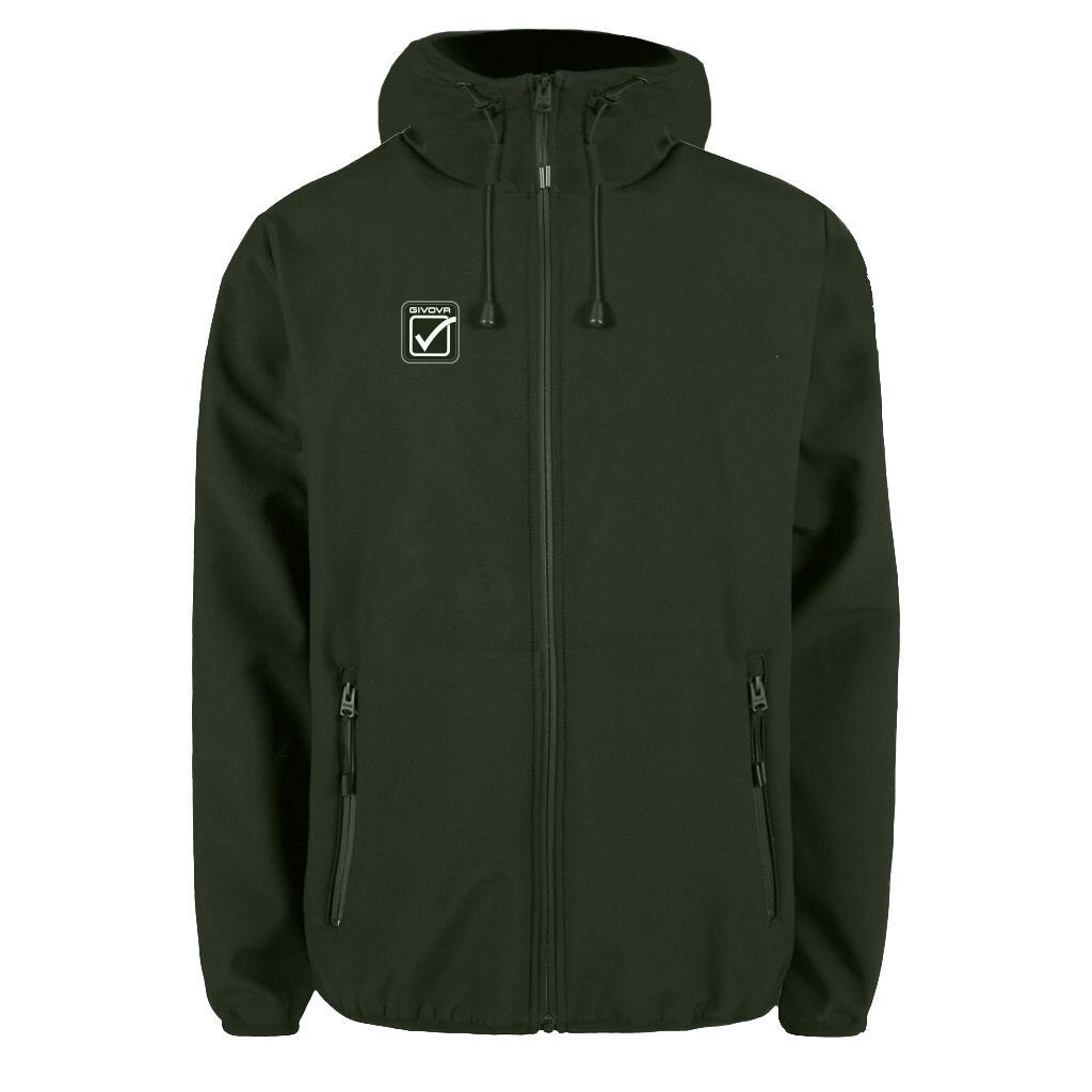 GIVOVA Unisex Softshell Jacke Givova Armeegrün XL - Winddicht und Warm