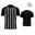 Tricou Givova Rugby Alb și negru L-respirabil și durabil