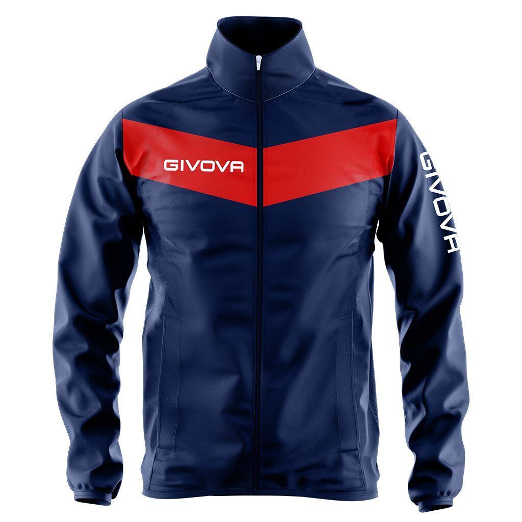 GIVOVA Givova Regenjacke Blau-Rot für Männer