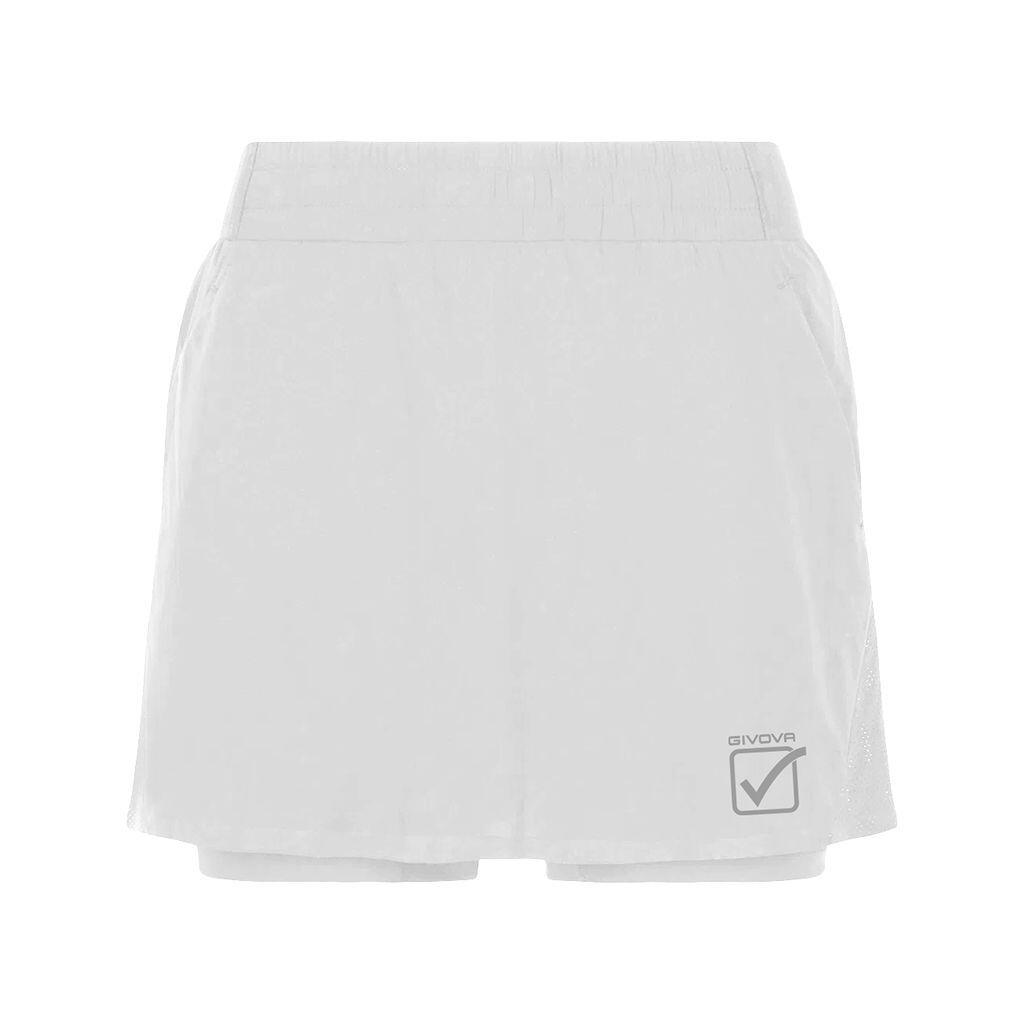 Damska spódniczka sportowa Givova Padel Fitness FIT08 biała XL