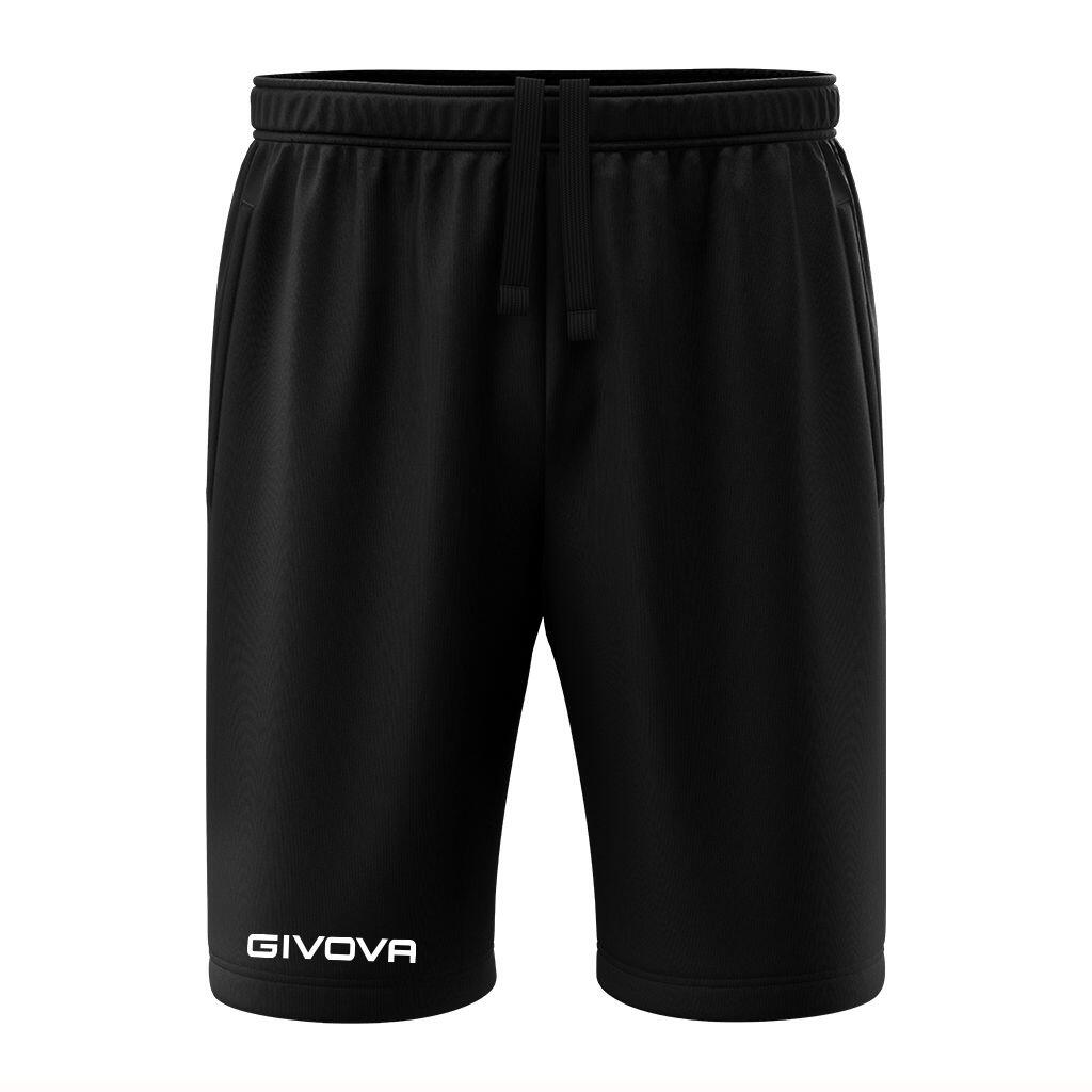 Givova Czarne Szorty Sportowe 2XL - Oddychające i Elastyczne