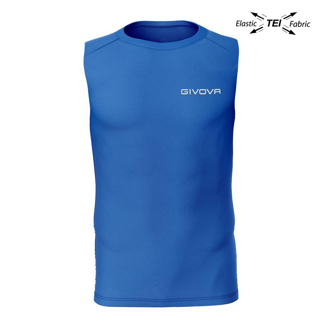 Givova - Sous Maillot Élastique Givova Corpus 1 - Chemise Sans Manche - Bleu - 48 Xl - Decathlon