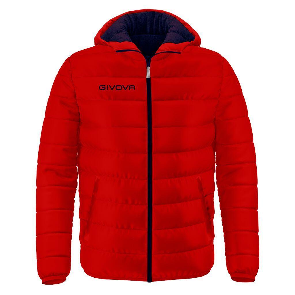 Jacket Givova Red Polyester Hooded