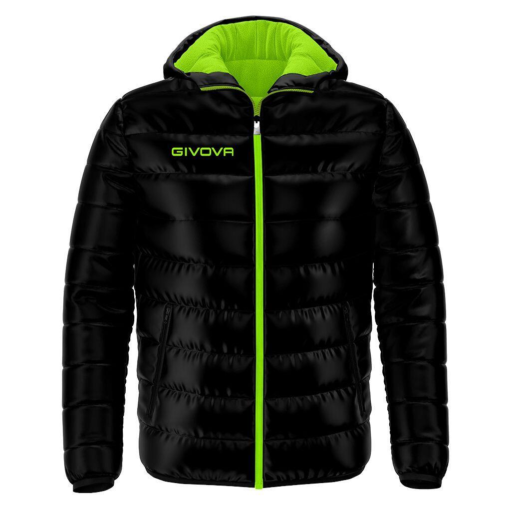 GIVOVA GIUBBINO uomo givova nero/verde fluo