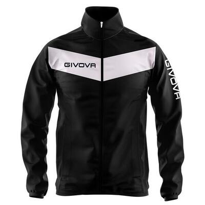 Givova regenjack nero-wit 2xl - waterdicht en ademend