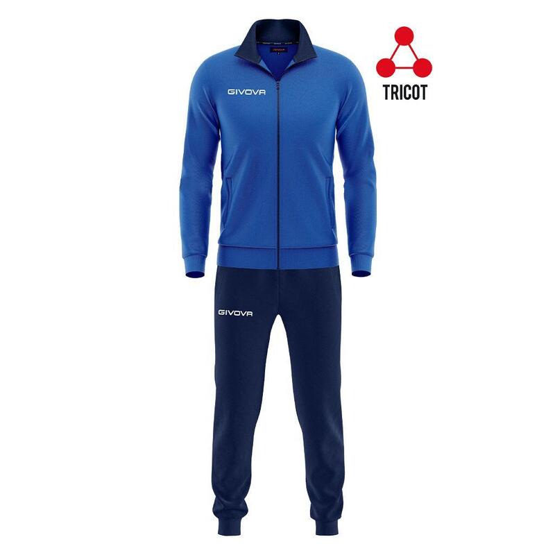 Tute complete uomo ( acetato-poliestere) givova azzurro/blu