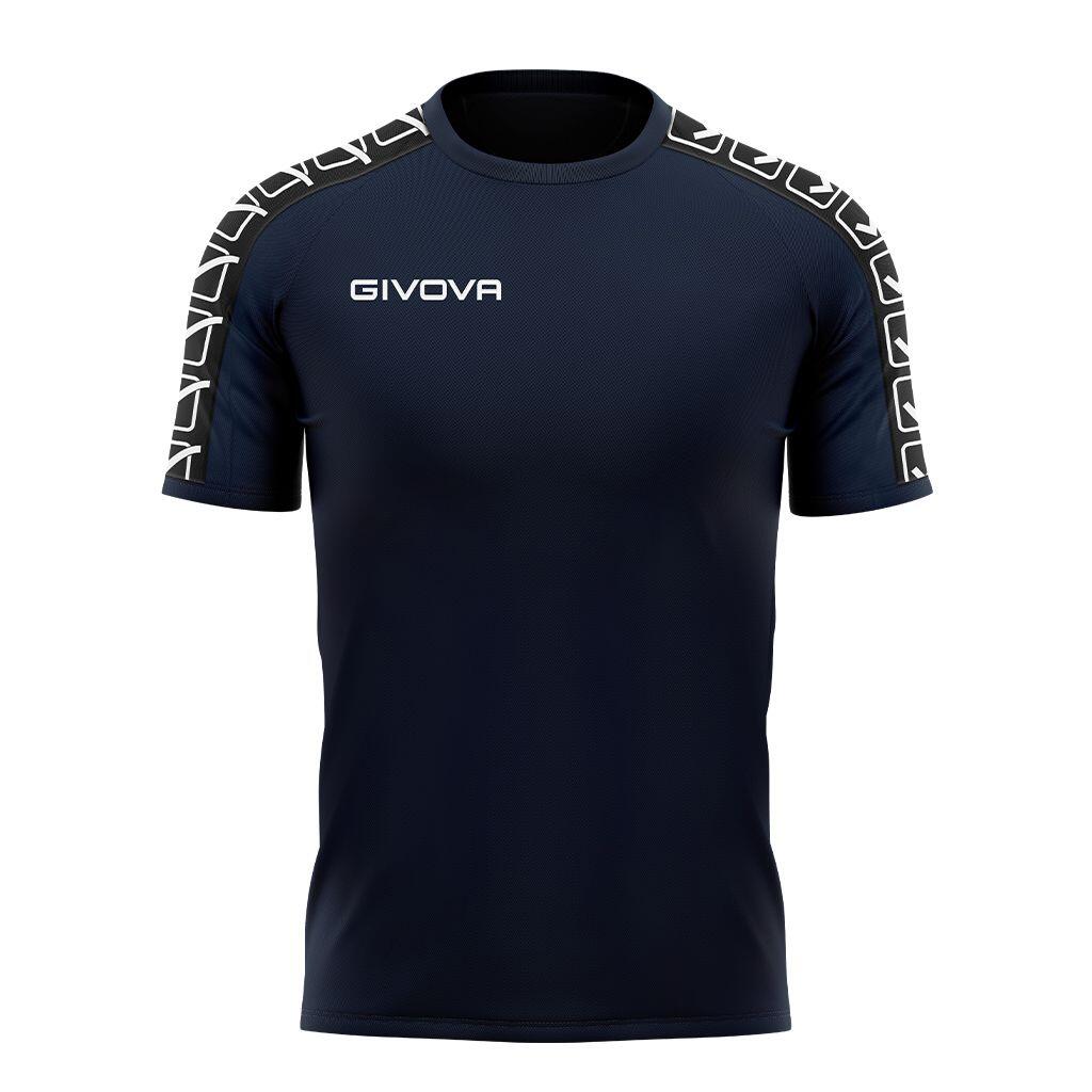 T-shirt Givova z Bawełny Navy 2XL dla Mężczyzn - Komfort i Styl