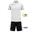 Kit Givova Street tricou polo și bermude microfibră alb/negru M
