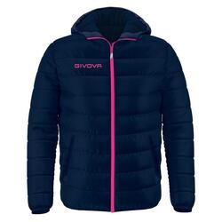 Giubbini uomo givova blu/fuxia