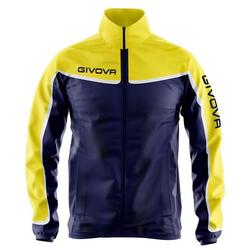 Veste de Sport Givova Asia Unisexe Bleu-Jaune 3XS