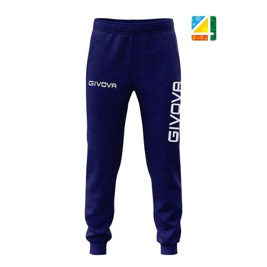 Spodnie dresowe Givova Big Logo niebieskie