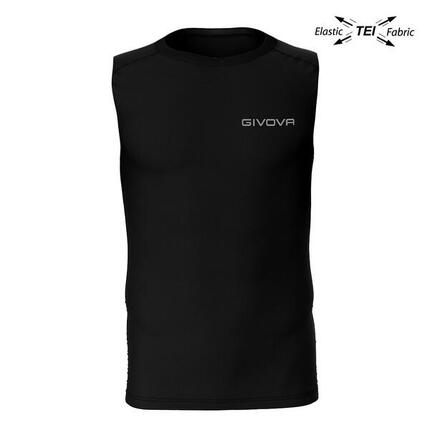 Elastic Givova Technival Tanktop Black L - Sport et respirant