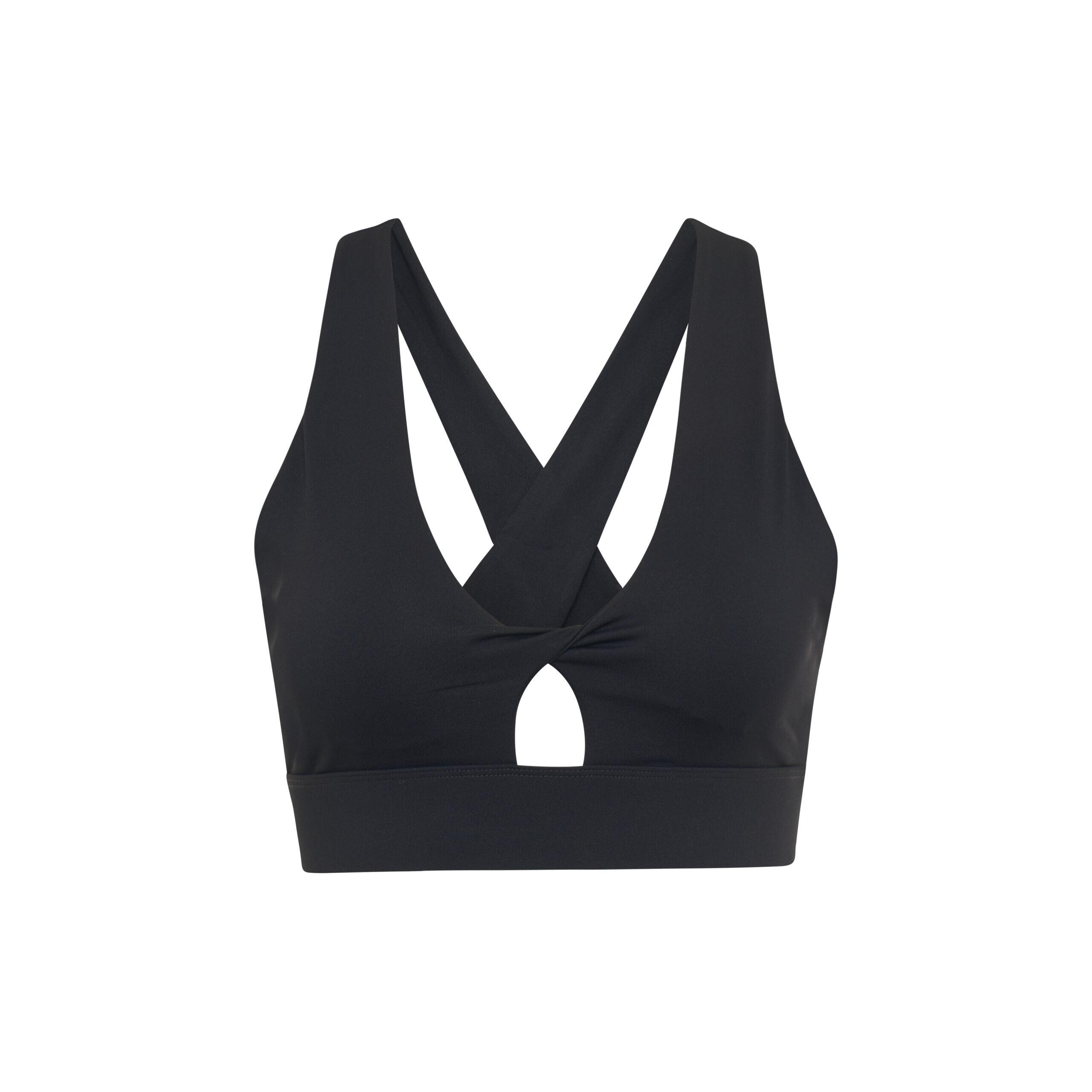 Fabletics - Soutien-gorge De Sport Femme Oasis Twist Avec Découpes - Brassière - Noir - 52 2xl - Decathlon