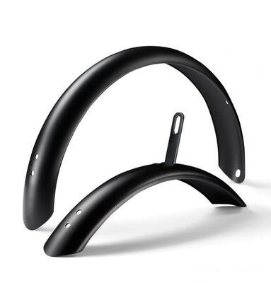 AFFENZAHN Schutzblech 16" schwarz – Kinderfahrrad Schutzblech-Set vorne & hin...