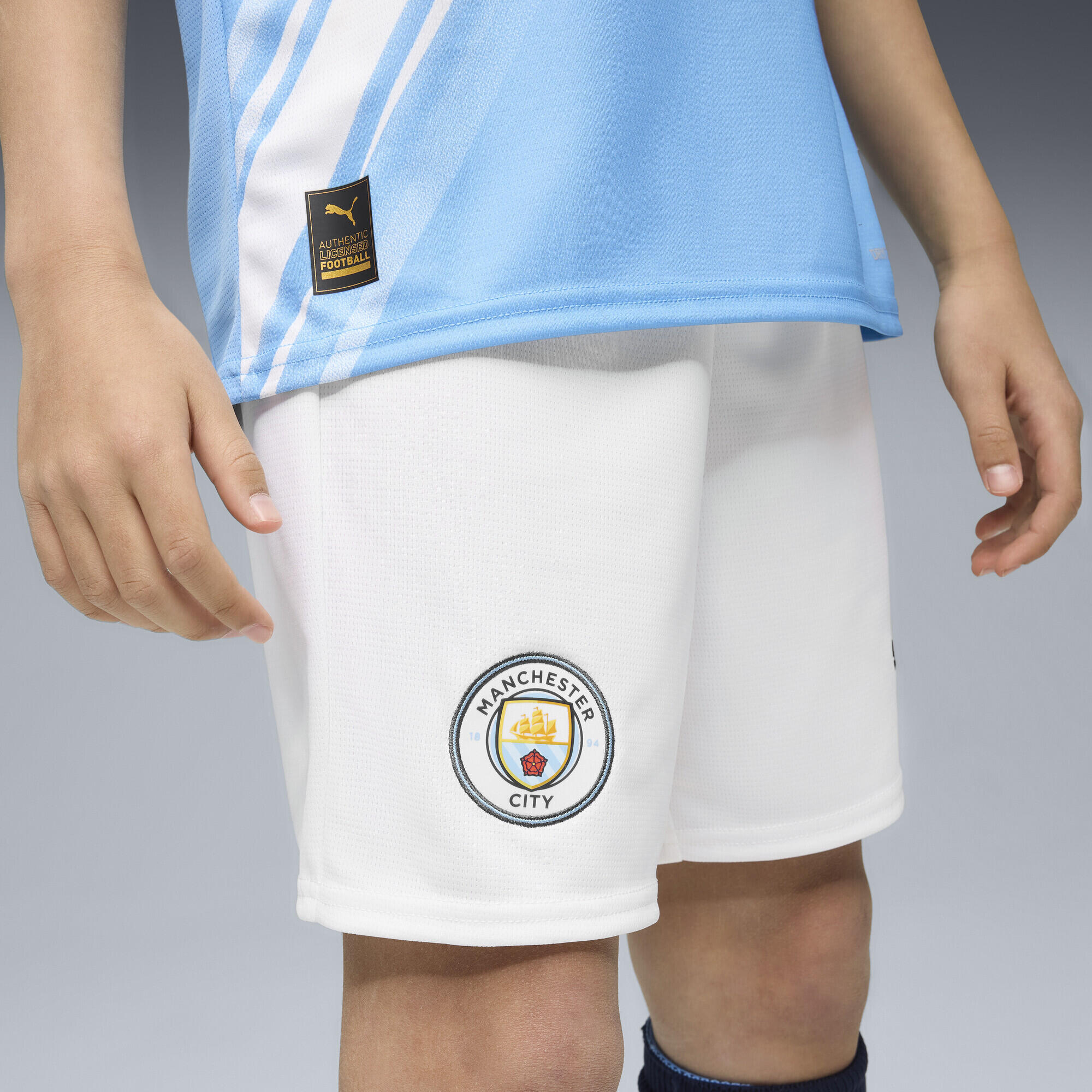 Shorts Manchester City 25/26 per ragazzi PUMA 3/7