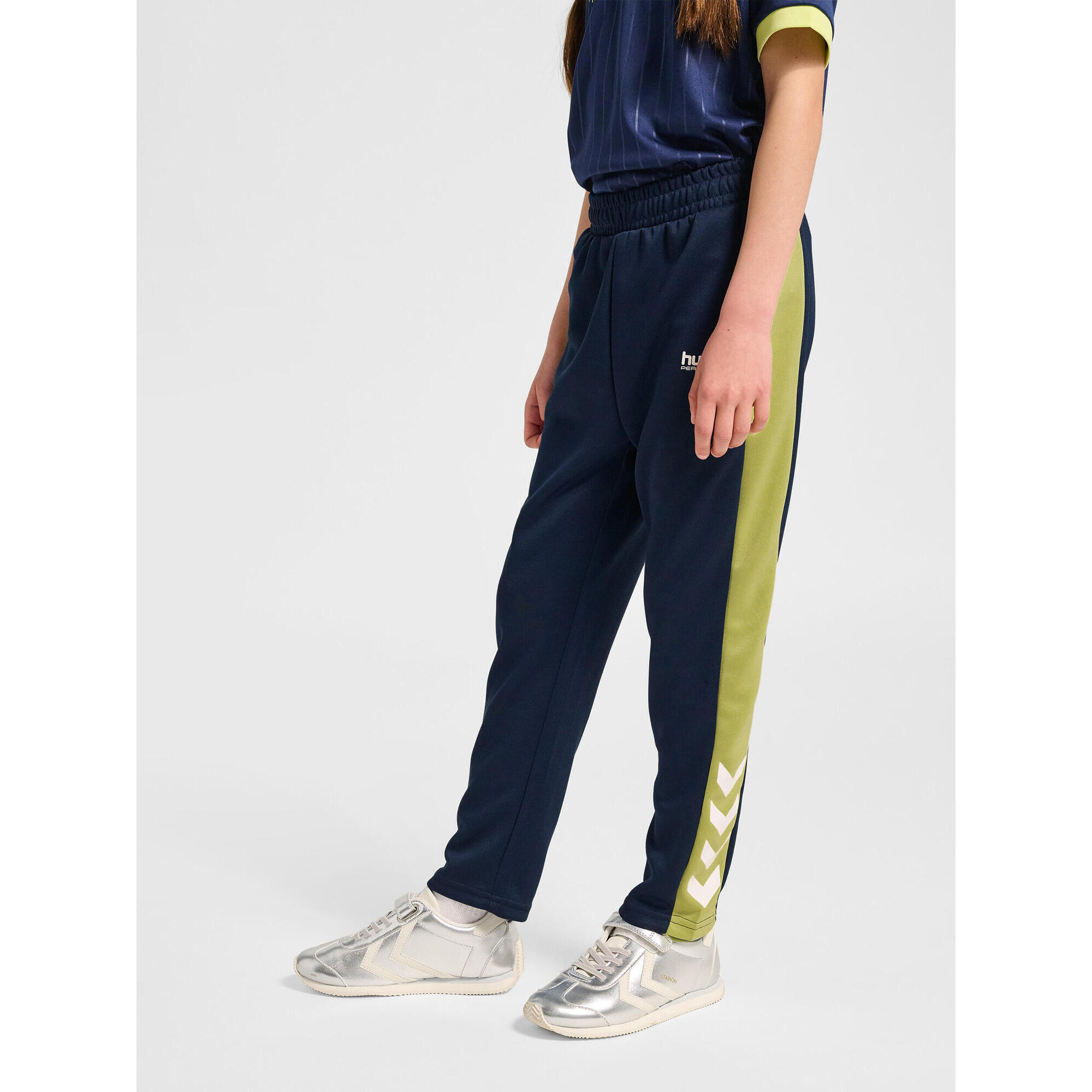 Hummel - Enfiler Pantalon Hmljr Goal Multisport Enfant Hummel - Pantalons - Bleu|vert - Decathlon