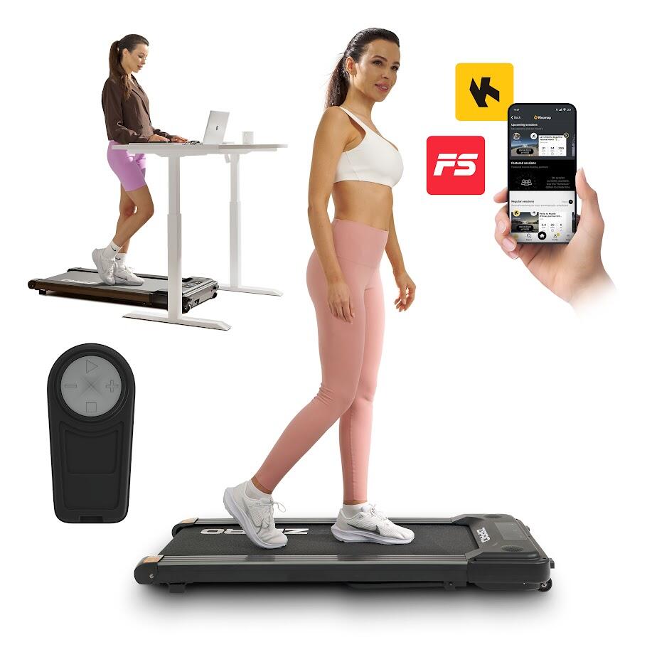 ZIPRO Yougo Walking Treadmill 100 × 38.5 cm, 6 km/h, LED display, foldable