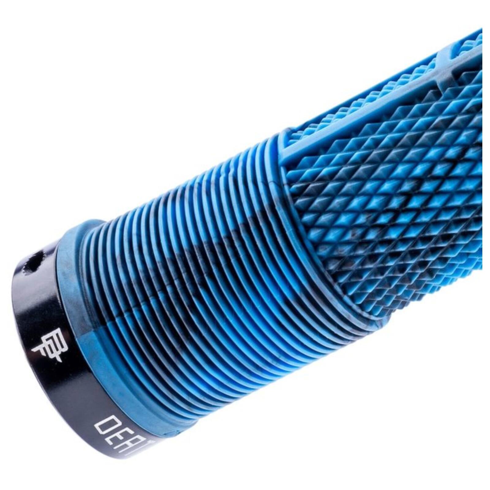 DMR Handlebar Grips DeathGrip 2 Flangeless - Thin - Blue Marble 2/5