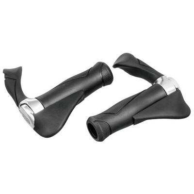 Ergotec MTB-Multi-Flex-Griffe AKSB 10 Schwarz. 130/130mm.Ø 22mm
