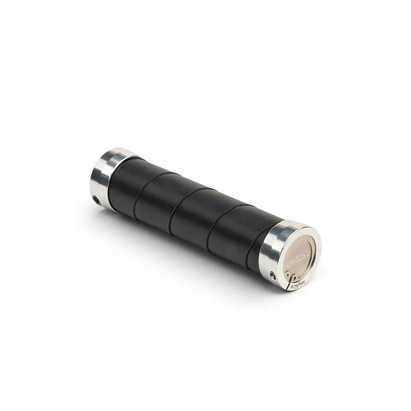 Uchwyty Smukłe Skórzane Uchwyty 100/130 Mm W Kolorze Czarnym