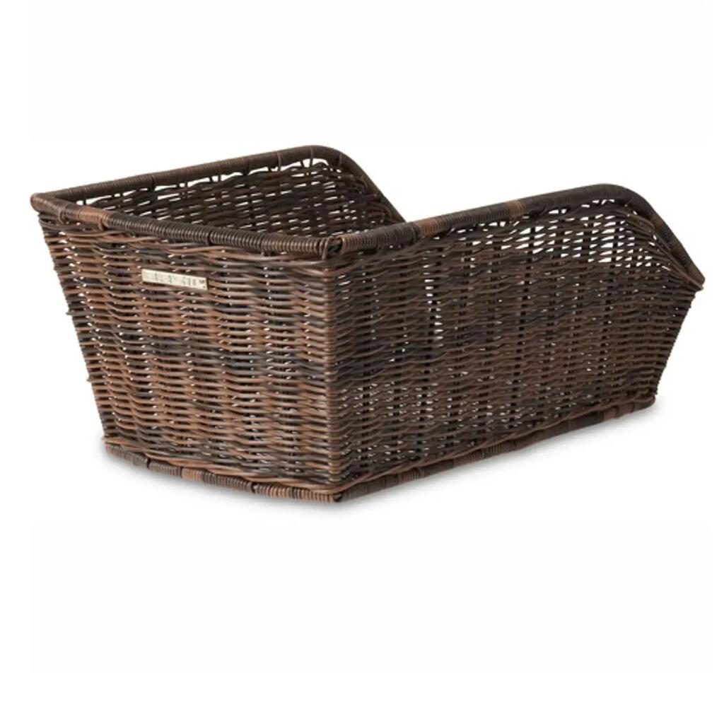 Hinterradkorb "Cento Rattan Look" naturbraun