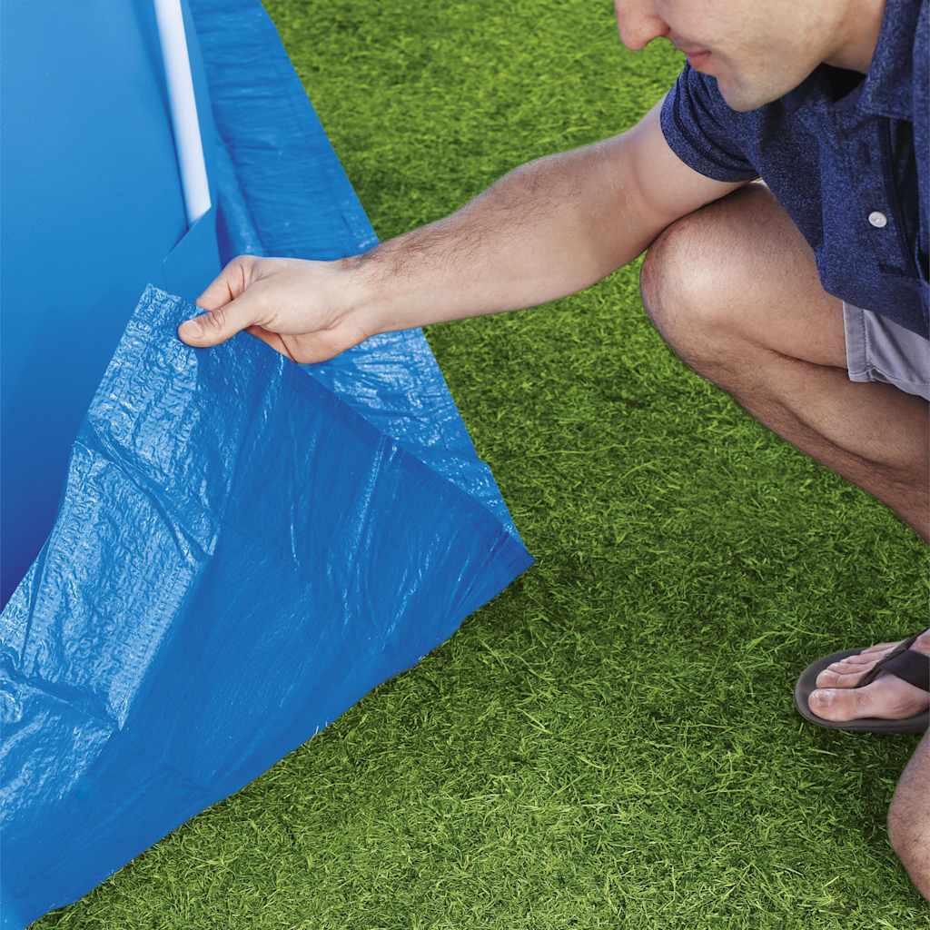 Tapiz de Suelo para Piscinas Desmontables y Spas Bestway Redondo 335x335 cm 7/7
