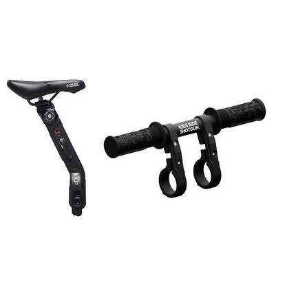 Kids Ride Shotgun 2.0 MTB Front Kindersitz/Lenker Combo Set, black