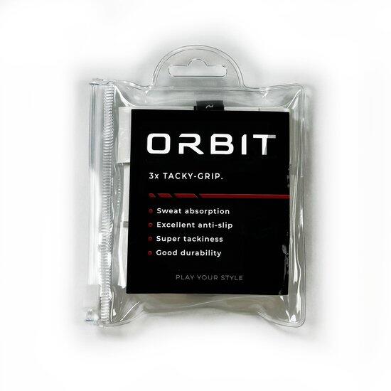Orbit Overgrip pádel blanco raqueta de pádel 3 unidades incl. anillo de goma 2/4