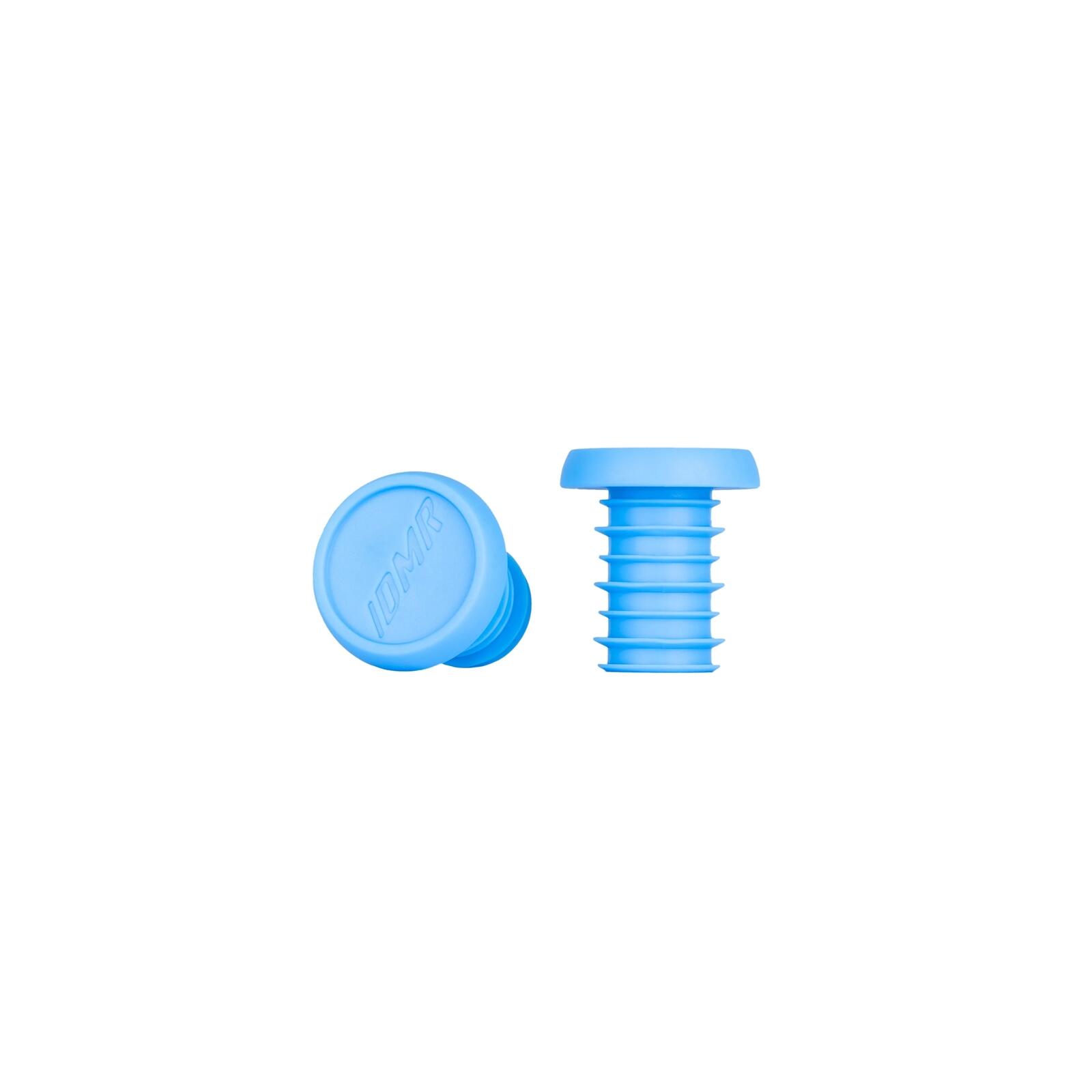 DMR DMR Plastic Handlebar Plugs - Blue - Push-Fit - BMX - MTB