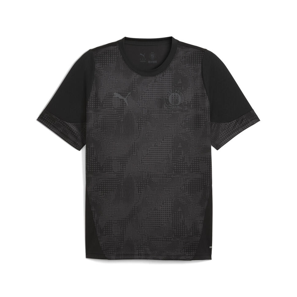 Męska koszulka treningowa FC St. Pauli PUMA Black Flat Dark Gray