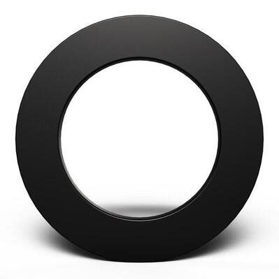 Bull's plain pu surround black