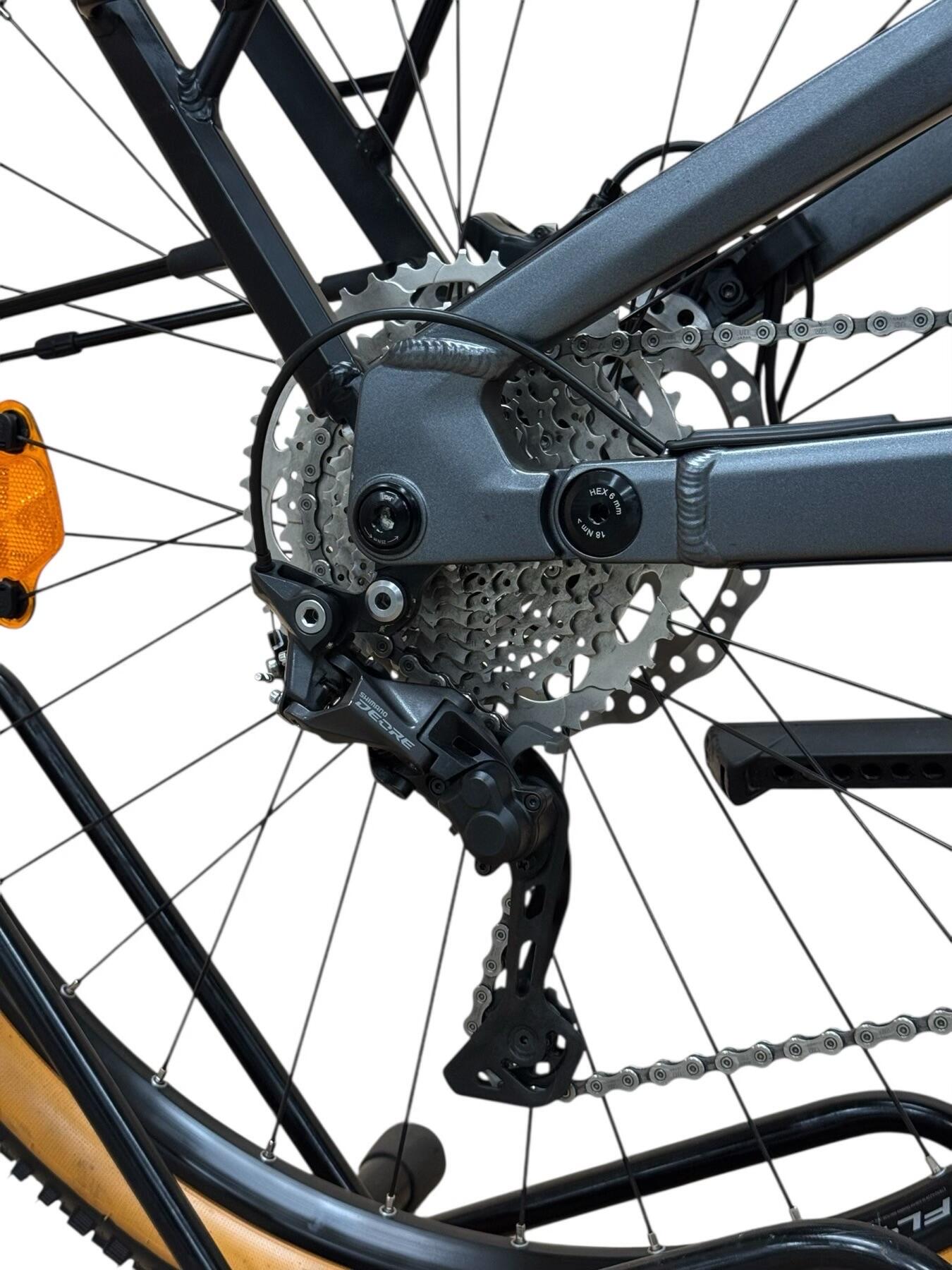 Segunda vida - Bicicletas E-montanha Flyer Goroc X 4.10 FS Shimano - Como novo 6/7