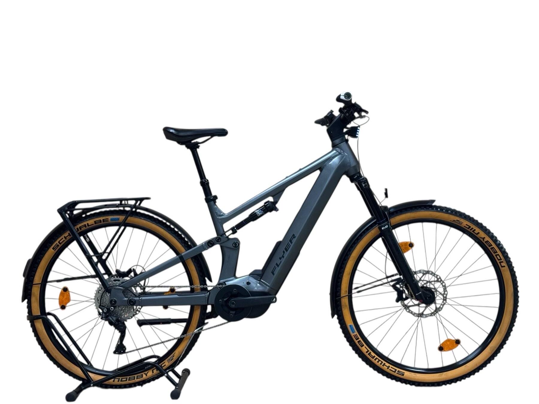 Segunda vida - bicicletas e-montanha flyer goroc x 4.10 fs shimano - como novo