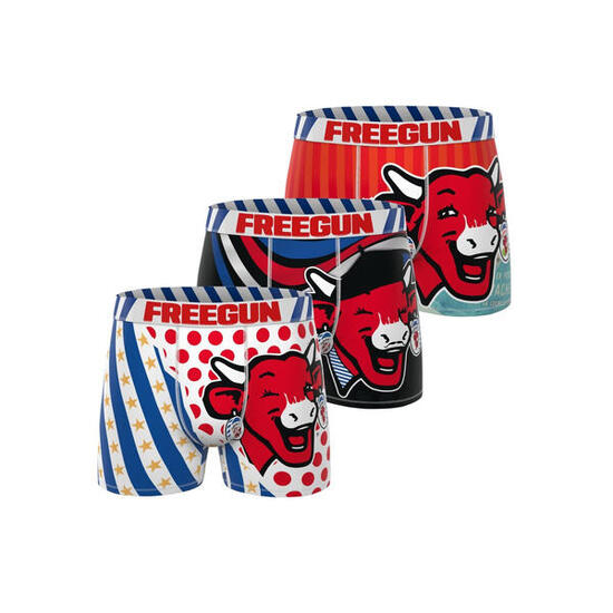 Lot de 3 boxers enfant la Vache qui Rit