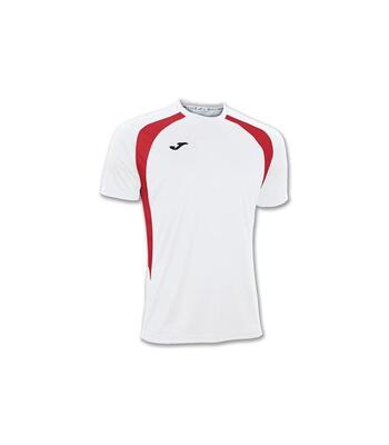 CAMISETA DEPORTE JOMA MODELO CHAMPION III COLOR BLANCO-ROJO