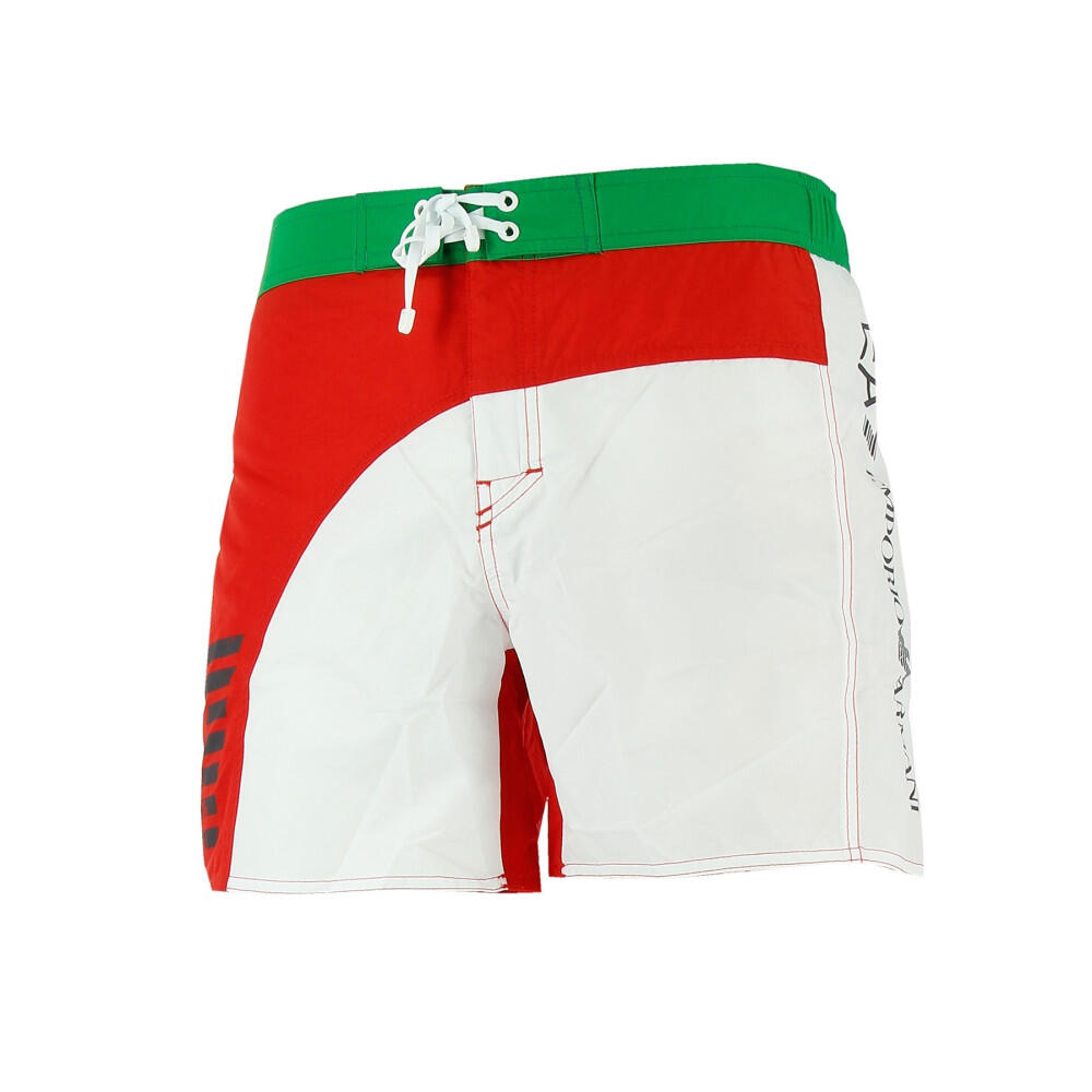 Ea7 - Short De Bain Ea7 Emporio Armani - Boxer De Bain - Blanc - 52 2xl - Decathlon