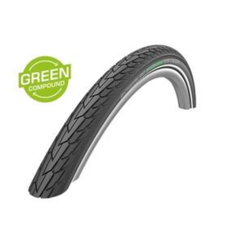 Pneu de Vélo - Schwalbe - Road Cruiser - 20 pouces x 1,75 - Noir réfléchissant