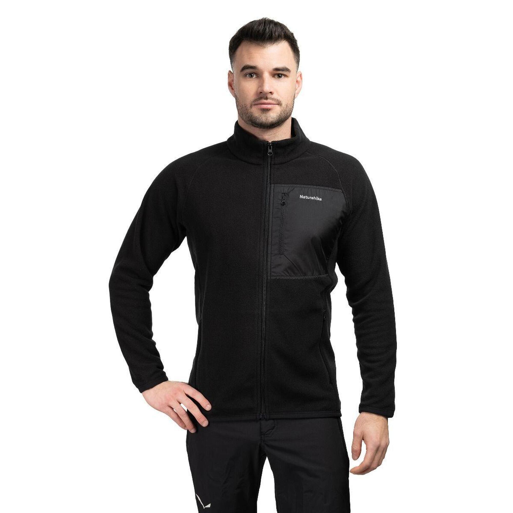 NATUREHIKE Pánská turistická fleecová mikina Fleece With Pockets CYY2441FS066