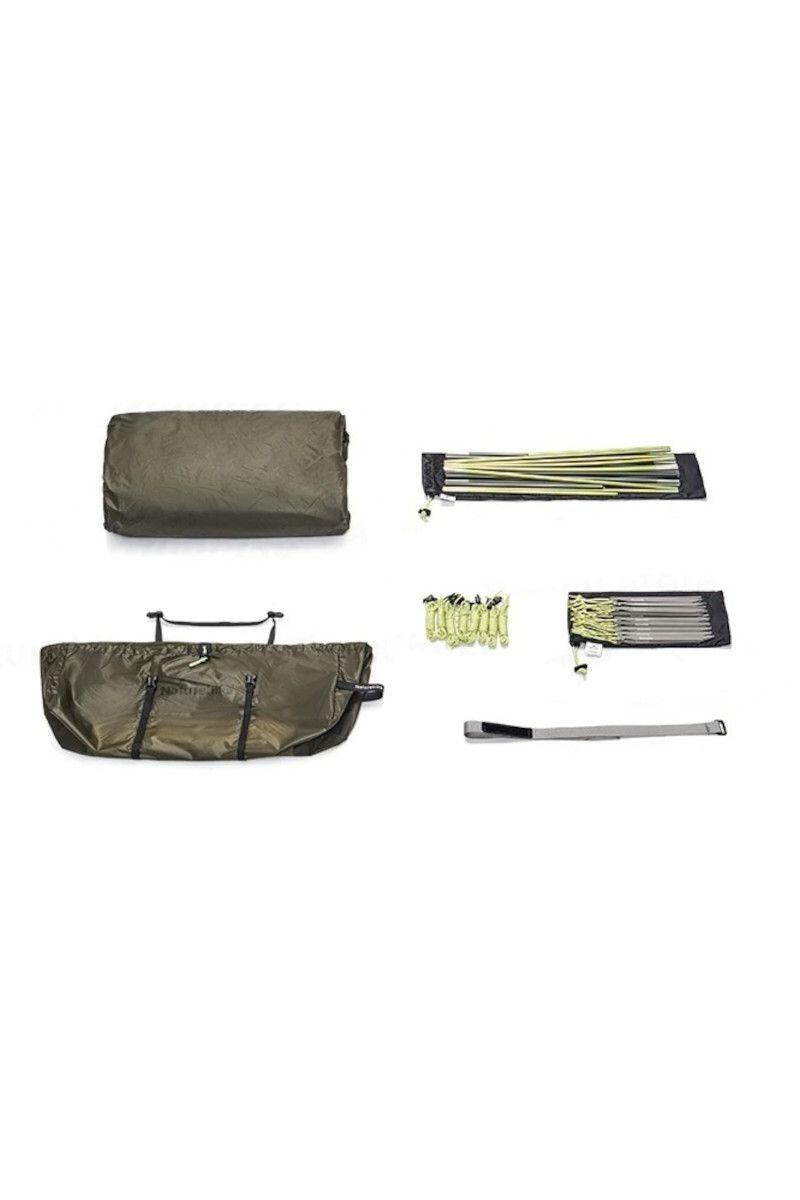 Tenda Trekking Opalus 3 15D 3 Posti Verde 2/4