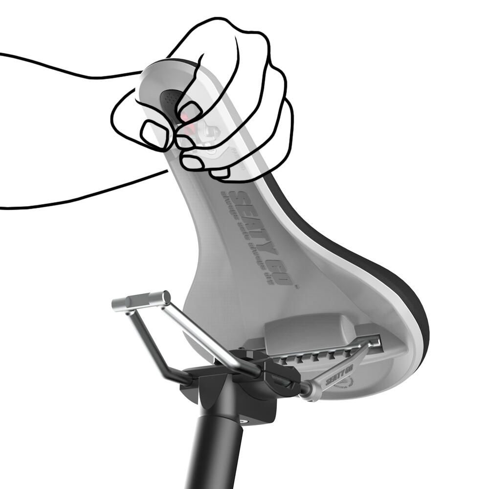 Seatylock - Selle Antivol Seatygo Dynamic Grise - Antivol - Gris - No Size - Decathlon