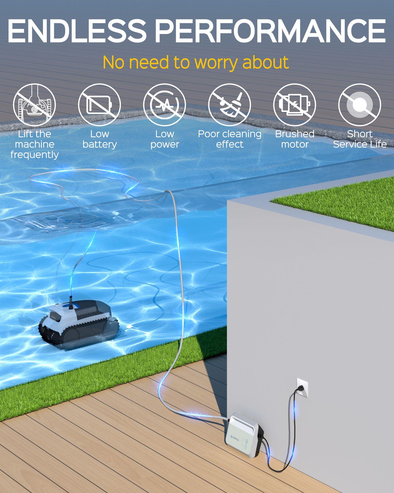 Robot de Piscine Wybot M1-C : Nettoyage Intelligent et Efficace pour Piscines 4/5
