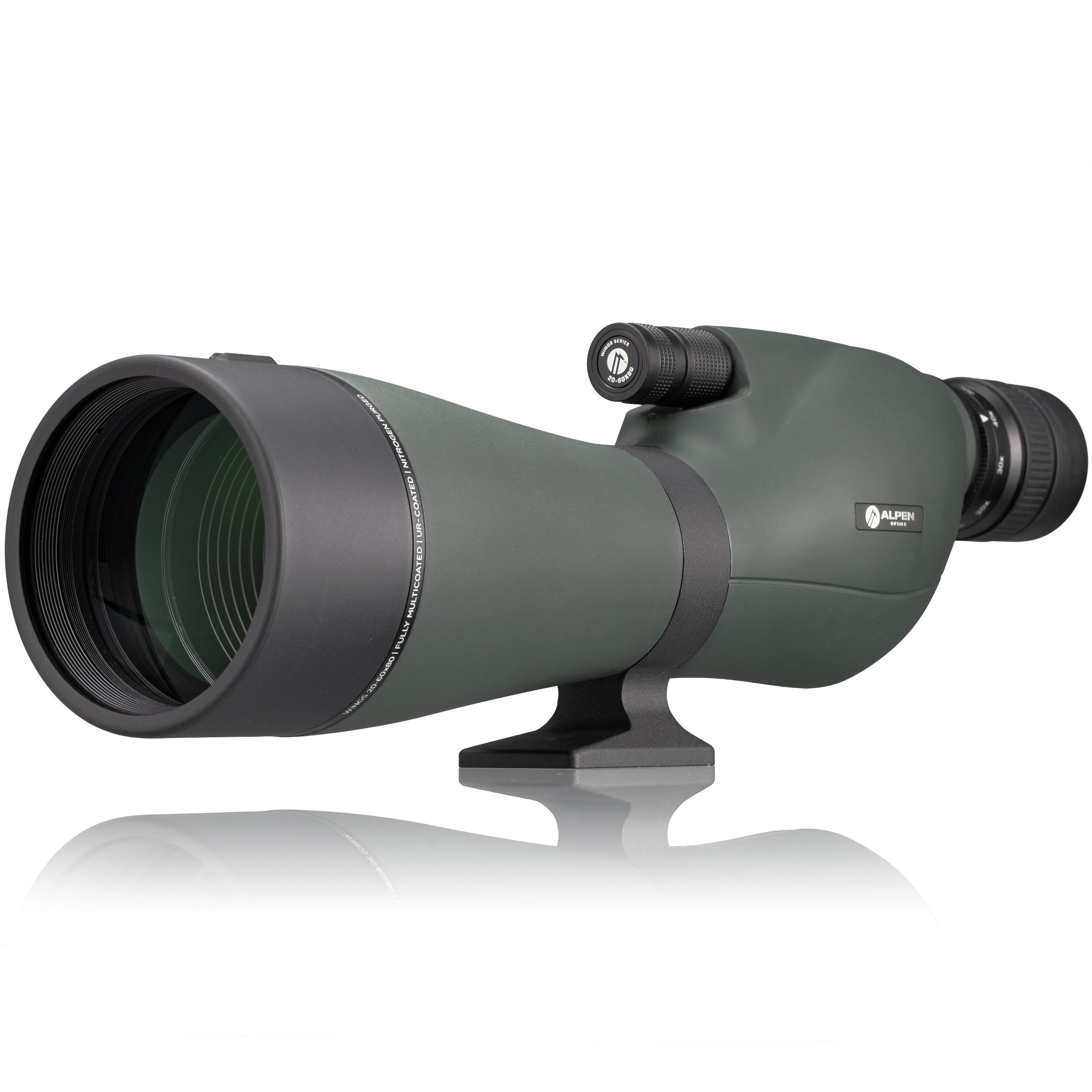 Alpen Optics - Wings 20-60x80 Télescope Droite - Monoculaire - Gris - Taille Unique - Decathlon