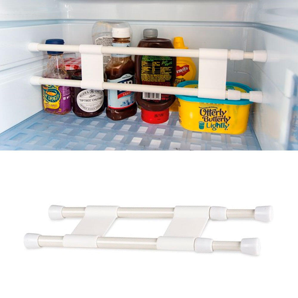 Barras extensibles para organizar neveras o armarios (25,5 a 43 cm) 2/4